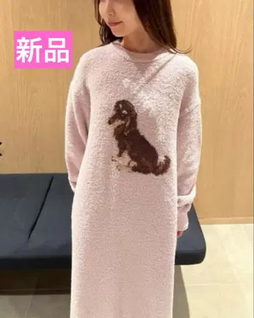 [ 새상품 ] 젤라토 미니어처 닥스 DOG 자카드 원피스