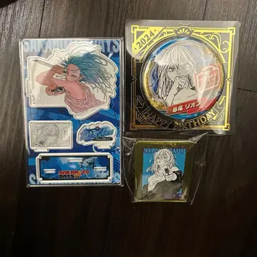 아카오 리온 벌스데이 아크릴 스탠드 캔뱃지 아크릴 배지