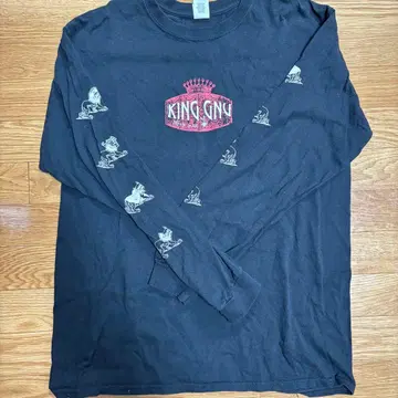 King Gnu 킹누 2019년 투어 롱T셔츠 블랙