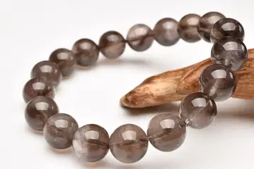 제우스 쿼츠 (스모키 자수정 팬텀) 10.5-11mm 팔찌