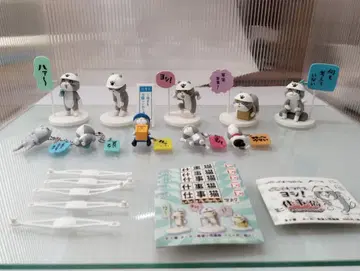 일하는 고양이 현장 고양이 피규어 세트 캡슐 토이