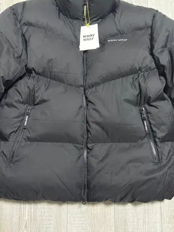WACKY WILLY 블랙 다운 자켓