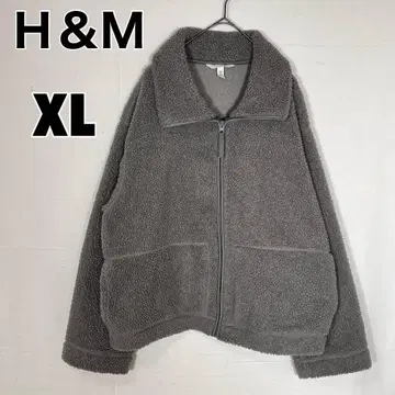 H&M 에이치앤엠 (XL) 보아 자켓 아우터