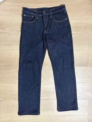 WILD FIRE 403 보통 스트레이트 청바지 보온 팬츠 속기모