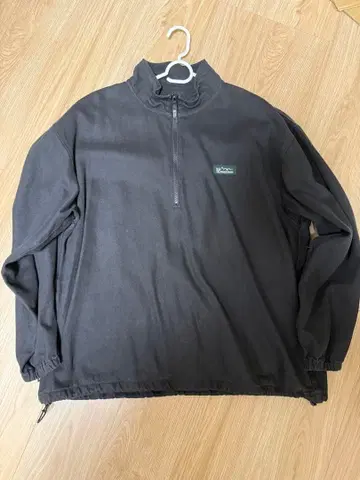 Manastash 블랙 하프 지퍼 트레이닝복 L 사이즈