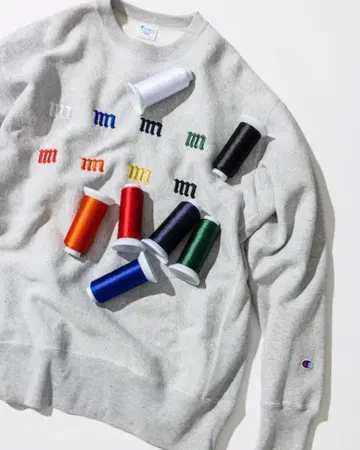 Champion x MIN-NANO x BEAMS 크루넥 맨투맨