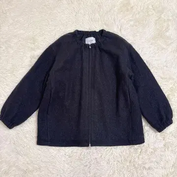 SLOBE IENA 크루넥 개더 블루종