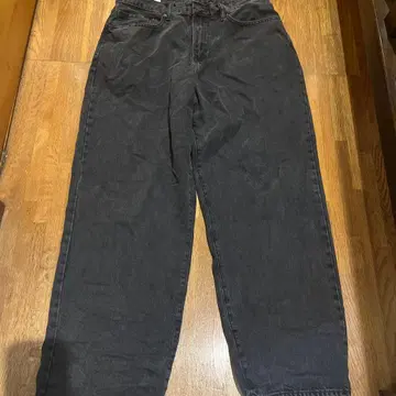 GAP 배기 핏 데님 32/30 블랙