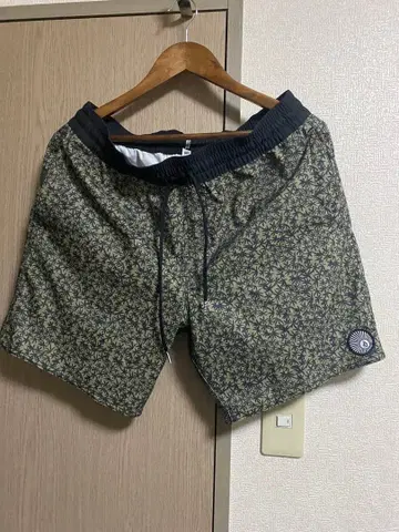 Volcom 하프 팬츠 린넨 패턴 서프 팬츠