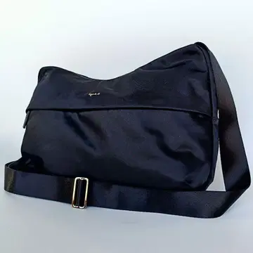 현행 컨디션 최상 에네스베 숄더백 블랙 사선 크로스백 NS24-01