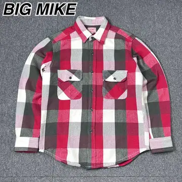 BIG MIKE 플란넬 셔츠 빅 마이크 체크 셔츠