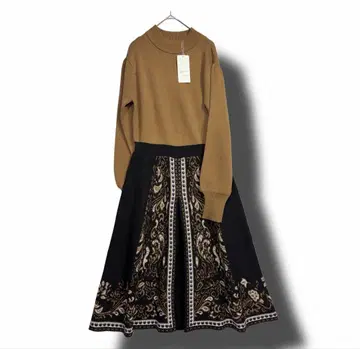 아름다운 니트 원피스 품격 스타일 개성