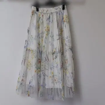 꽃무늬 샤샤 스커트