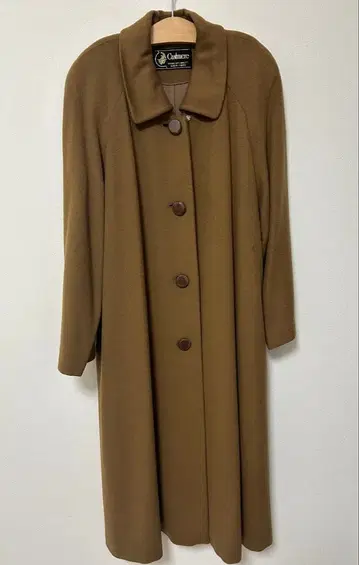 캐시미어 100% 브라운 롱 코트