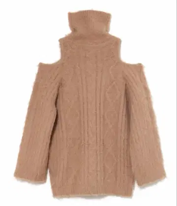 andmary Allyn cable knit dress mocha