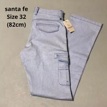 [ 미사용 새상품 ] Santa Fe 라이트 블루 카고 팬츠 L 82