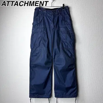 어태치먼트 카고 팬츠 파라슈트 레어 아카이브 네이비