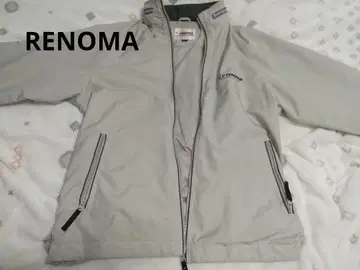 [ RENOMA ] 그레이 풀 집업 나일론 자켓 L