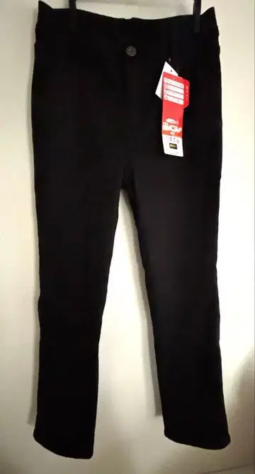 시마무라 여성용 팬츠 벨로아 파이버 히트 허리 67 블랙