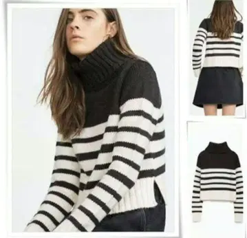 ZARA 보더 니트 스웨터