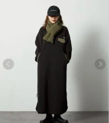 FREAK'S STORE 플리스 롱 원피스