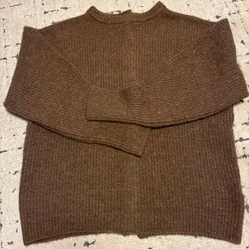 [ IENA ] 알파카 혼방 백 버튼 니트