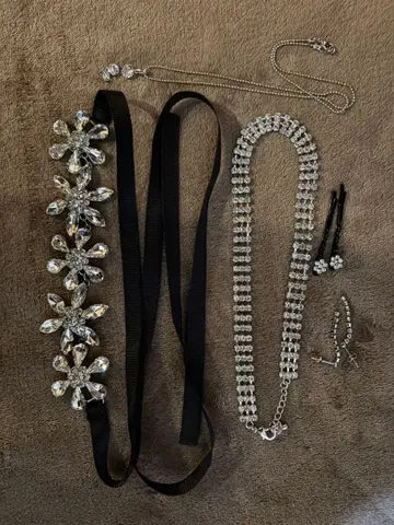 크리스탈 장식 액세서리 5종 세트