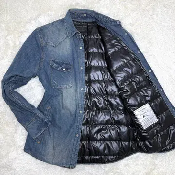 새상품급 나노 유니버스 니시카와 다운 데님 다운 자켓