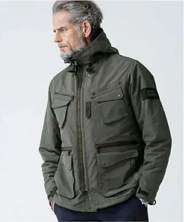 별주 BRIEFING x WLG 마운틴 후드티 M 카키 브리핑