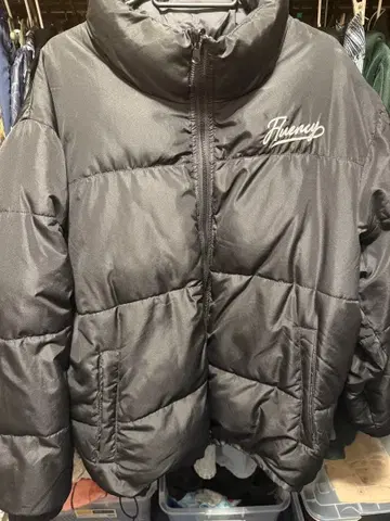 블랙 다운 자켓