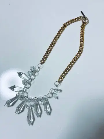 LES SIX 레시스 크리스탈 목걸이 팔찌 실버 블레스 lessix