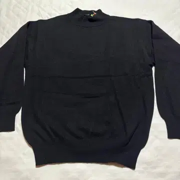 새상품급 캐시미어 100% 블랙 터틀넥 니트