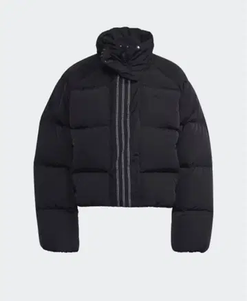 아디다스 숏 다운 자켓 블랙 S 사이즈