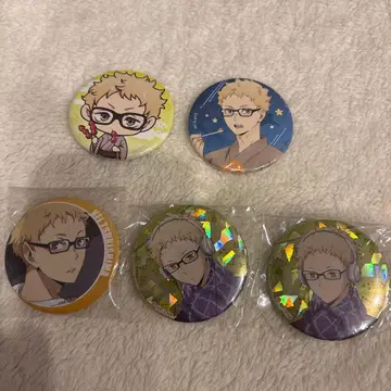 츠키시마 케이 캔뱃지 5개 세트