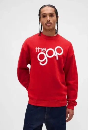 GAP 레드 트레이닝복
