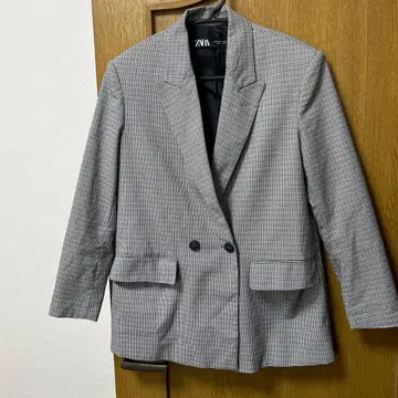 ZARA 자라 글렌체크 자켓 xs