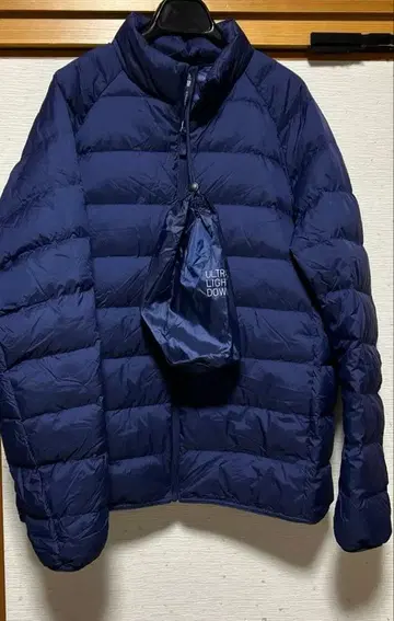 울트라 라이트 다운 자켓 (3D 컷) 블루 L