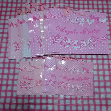 Angelic Pretty 리본 무늬 쇼핑백 세트