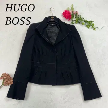 J813 M 휴고보스 테일러드 자켓 블랙 여성용