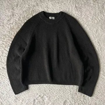 마가렛호웰 새상품급 하찌 울 니트 2 카키