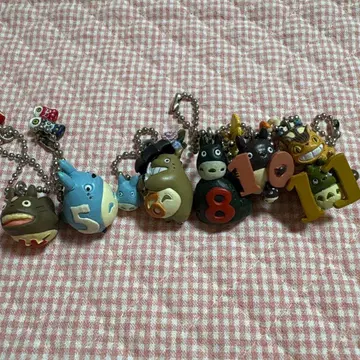 동동이 공화국. 이웃집 토토로. 숫자 키링.