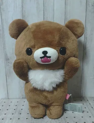 리락쿠마 차이로이코구마의 커지고 싶어 테마 봉제 인형 M