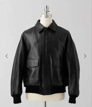 LOEFF 로에프 램 가죽 플라이트 자켓 블랙 M