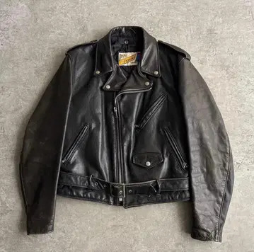 Shott 더블 라이더 자켓 118 블랙 단종