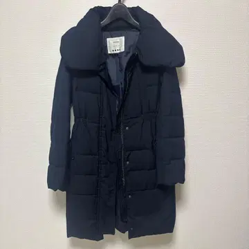 플라스테 PLST 다운 코트 네이비