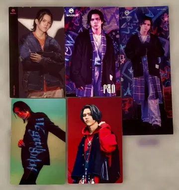 MAZZEL RAN 트레이딩 카드 5장 세트