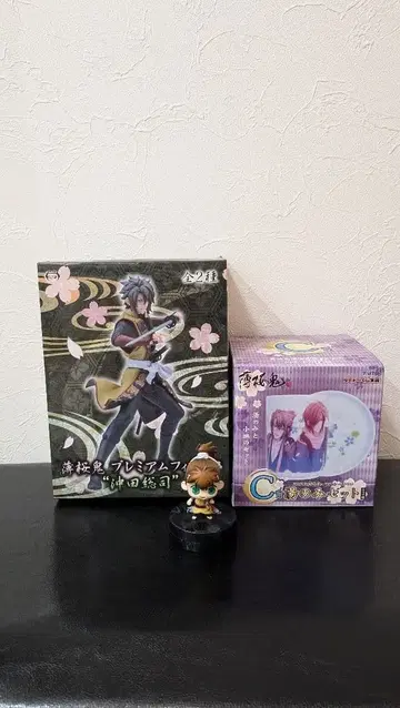 박앵귀 프리미엄 피규어 오키타 소지 찻잔 세트 보이스 피규어