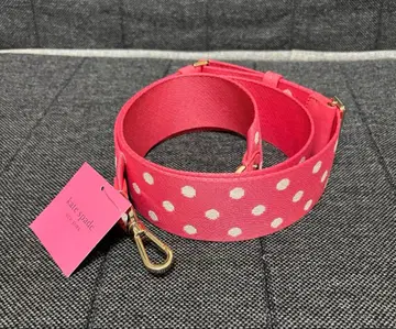 케이트 스페이드 택 포함 미사용품 숄더 스트랩 도트 무늬 핑크 패턴