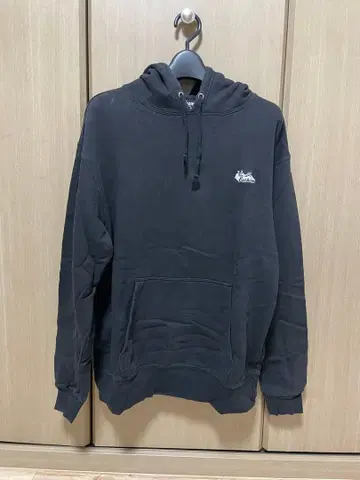 Fathom 블랙 후드 부착 후드티