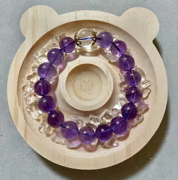 자수정과 크리스탈 팔찌